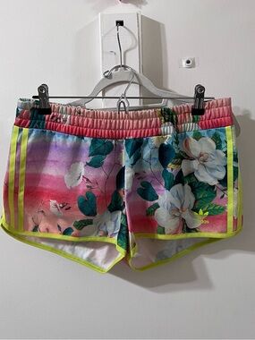 Adidas x Farm Rio “Floralina” Running Shorts